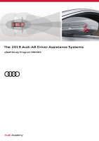 SSP 990393 - The 2019 Audi A8 Driver Assistance Systems 